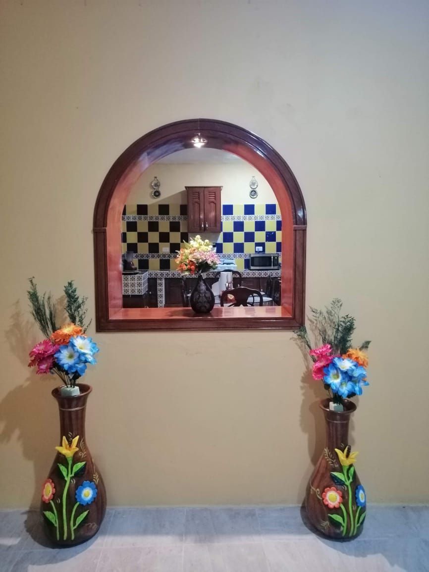 Adornos en la fachada de la casa