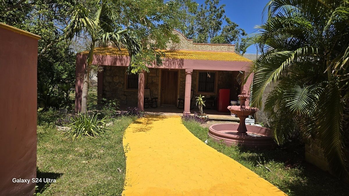 Vista de la fachada de la casa