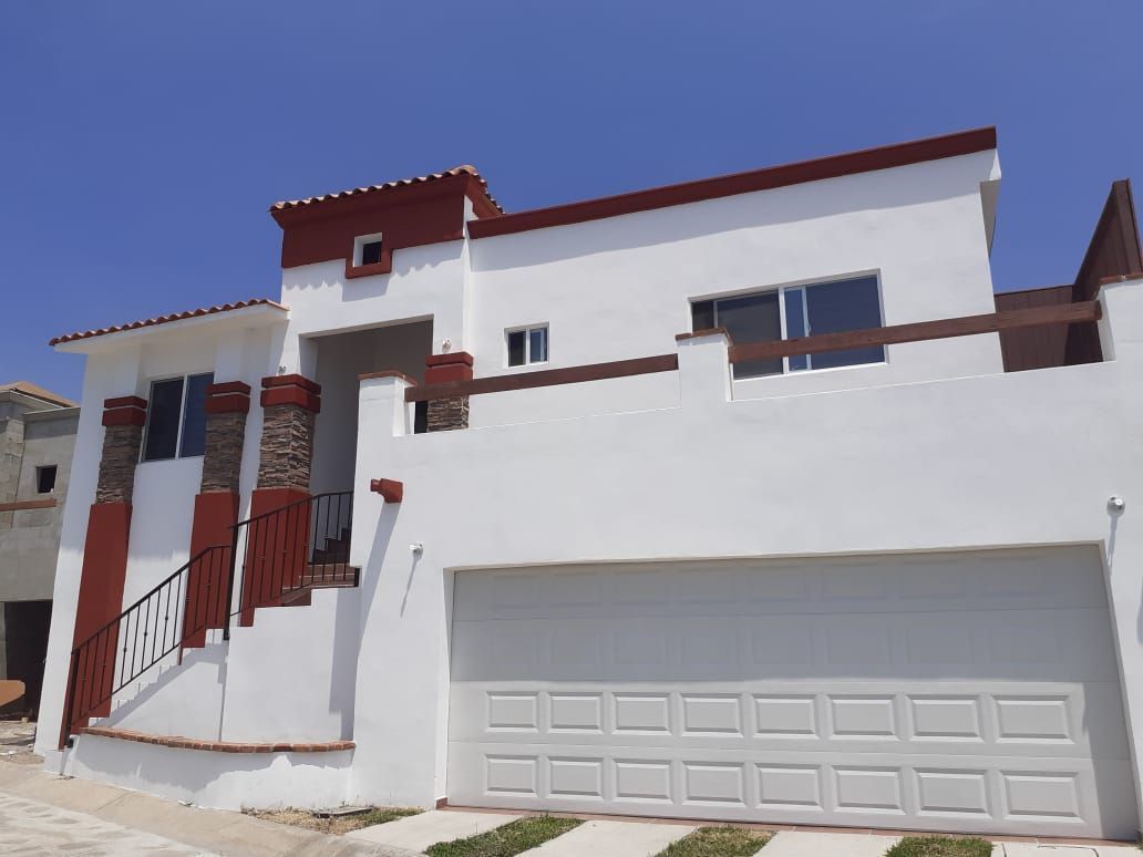 1 de 6: Fachada casa de 3 niveles 