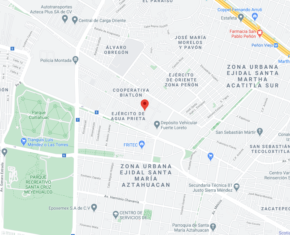5 de 5: MAPA DE UBICACION