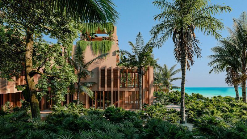 Departamento frente al mar con alberca y club de playa privado, amenidades