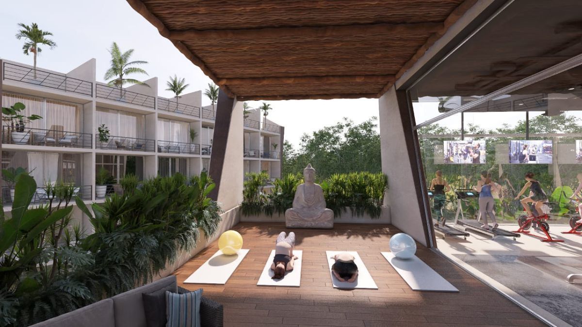 3 de 4: Zona de yoga