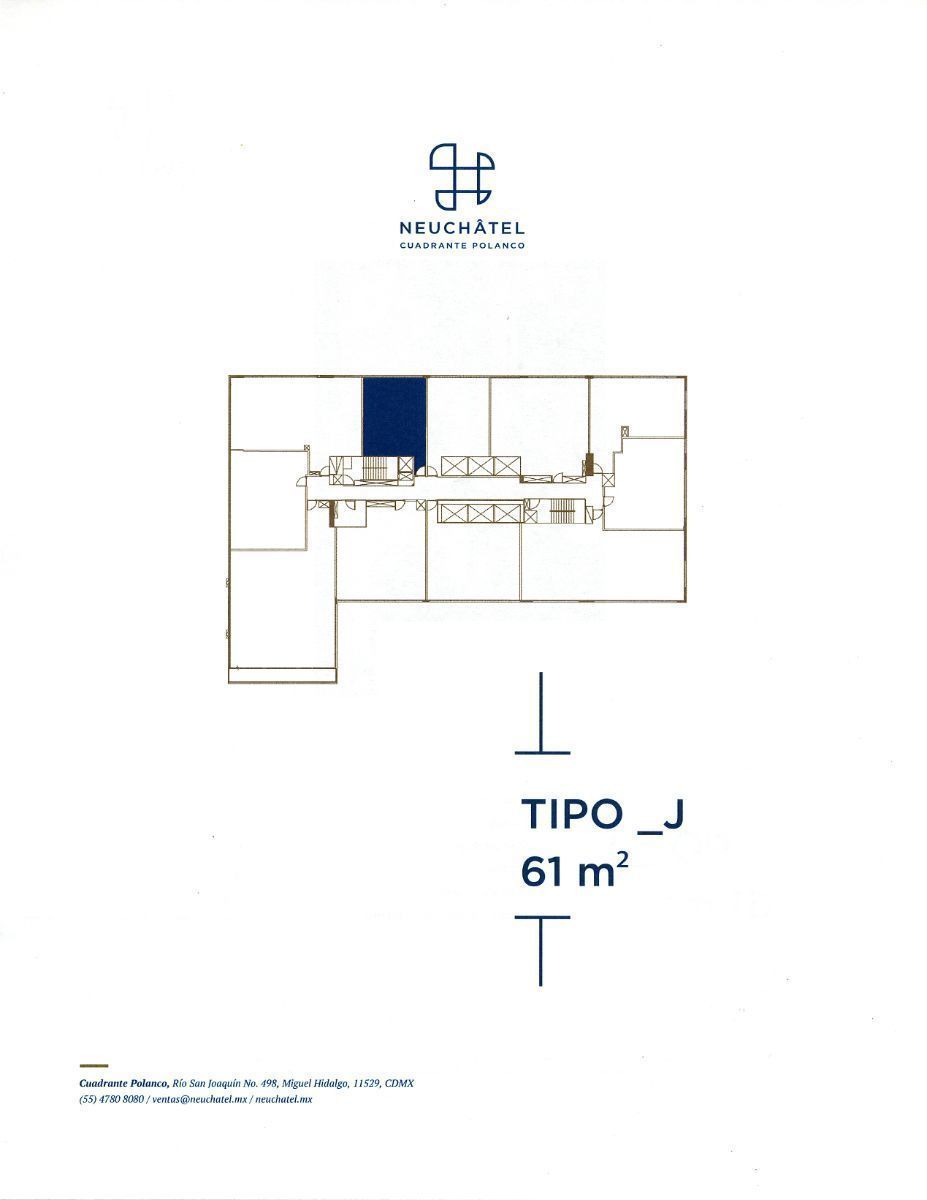 Departamentos Neuchatel Cuadrante Polanco | EasyBroker