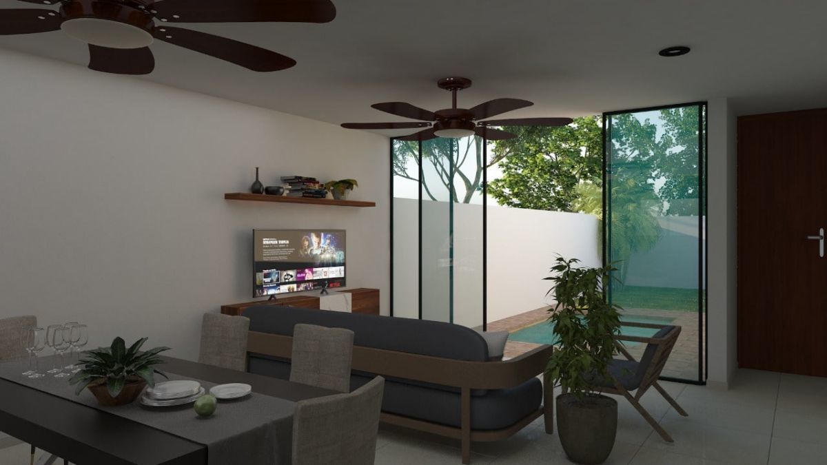 Casa de 1 Planta en Venta en Gran San Pedro Cholul Mérida Yucatán.