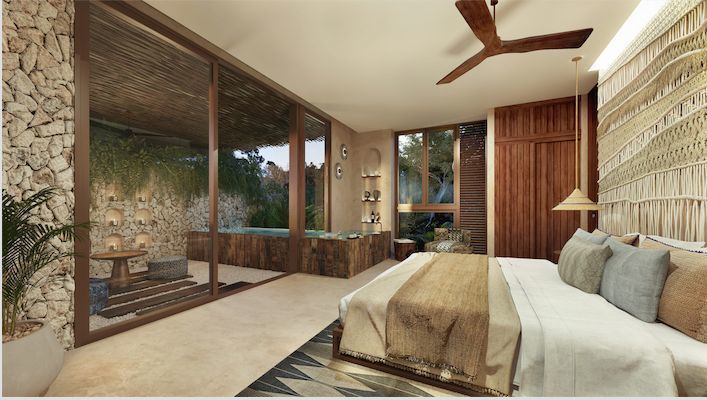 Departamento con alberca privada, naturaleza, amenidades en venta Aldea Zama, Tu