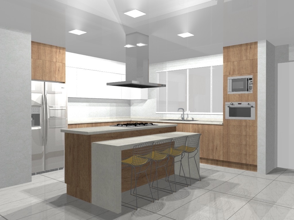 6 de 27: Cocina equipada con isla y alacena