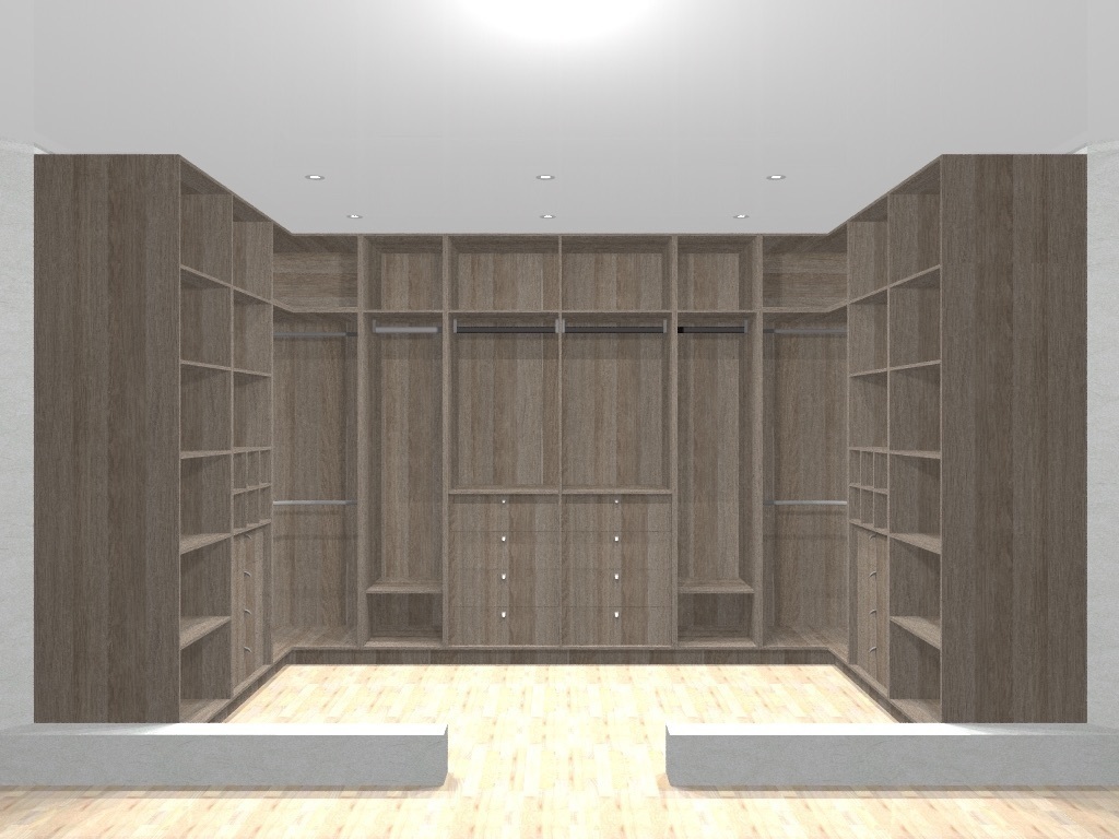 14 de 27: Vestidor de recámara principal