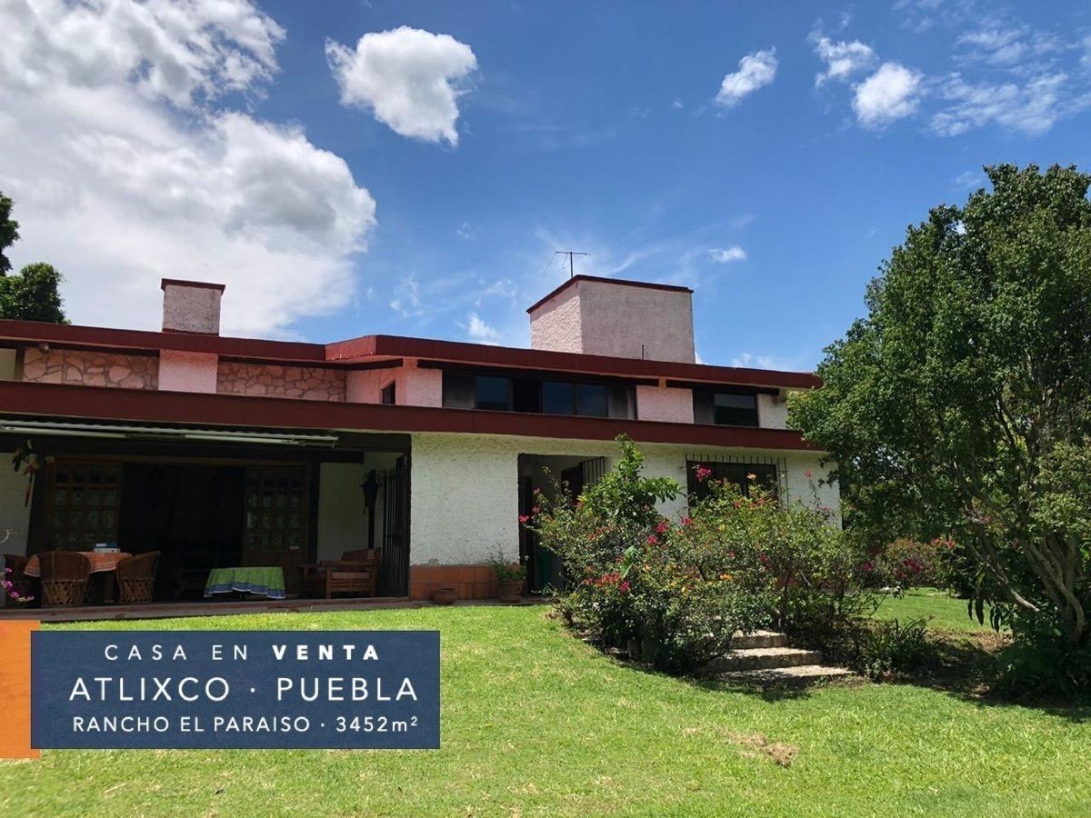 CASA EN VENTA EN ATLIXCO, PUEBLA, CASA DE DESCANSO. 3452m2 DE TERRENO |  EasyBroker