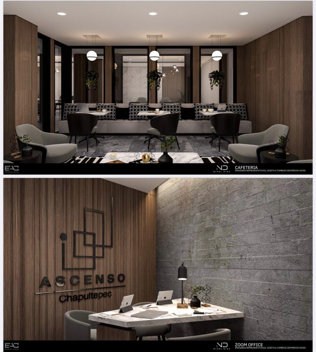 4 de 16: Cafetería y Zoom Office