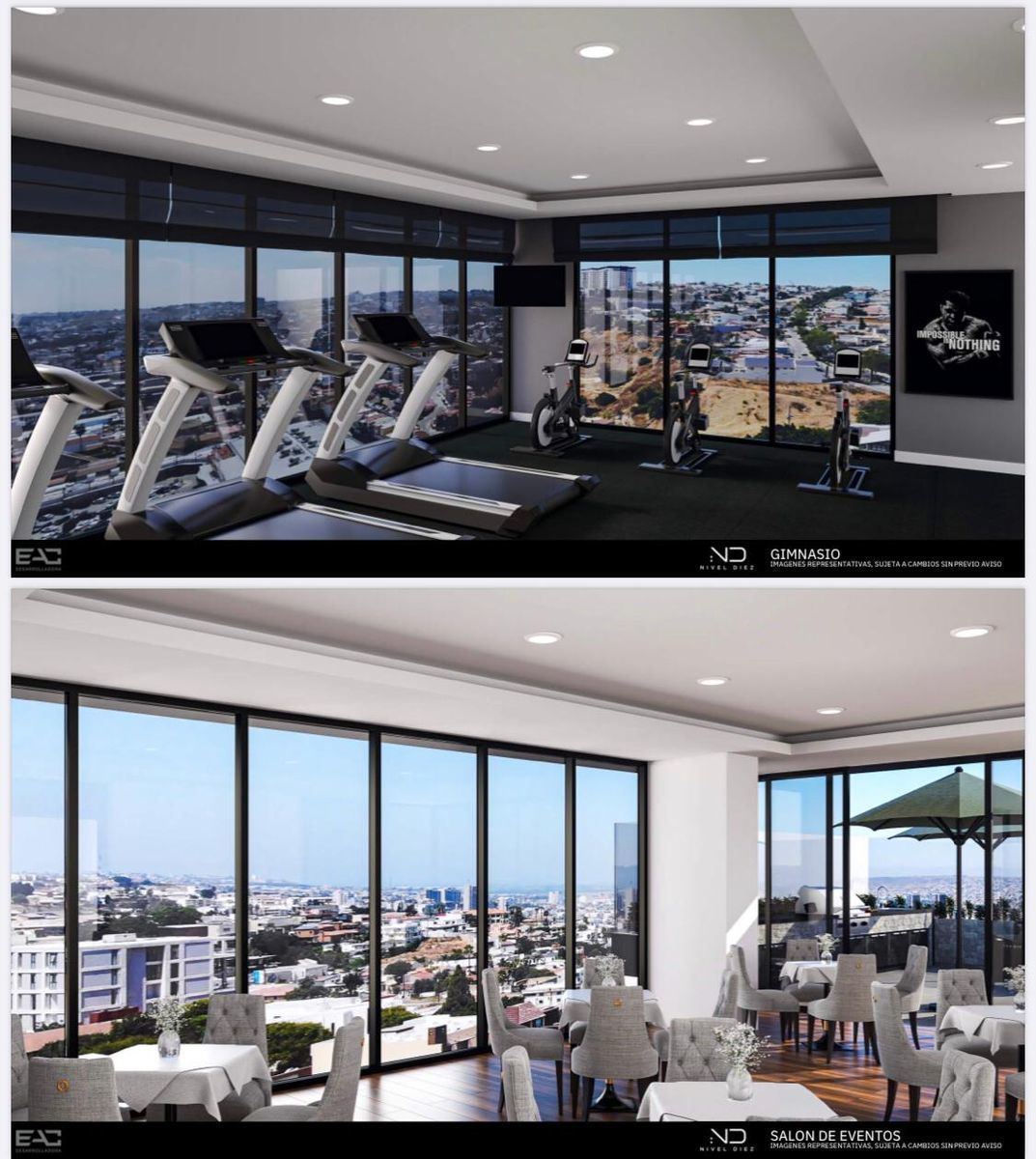 5 de 16: Gimnasio y salón de eventos