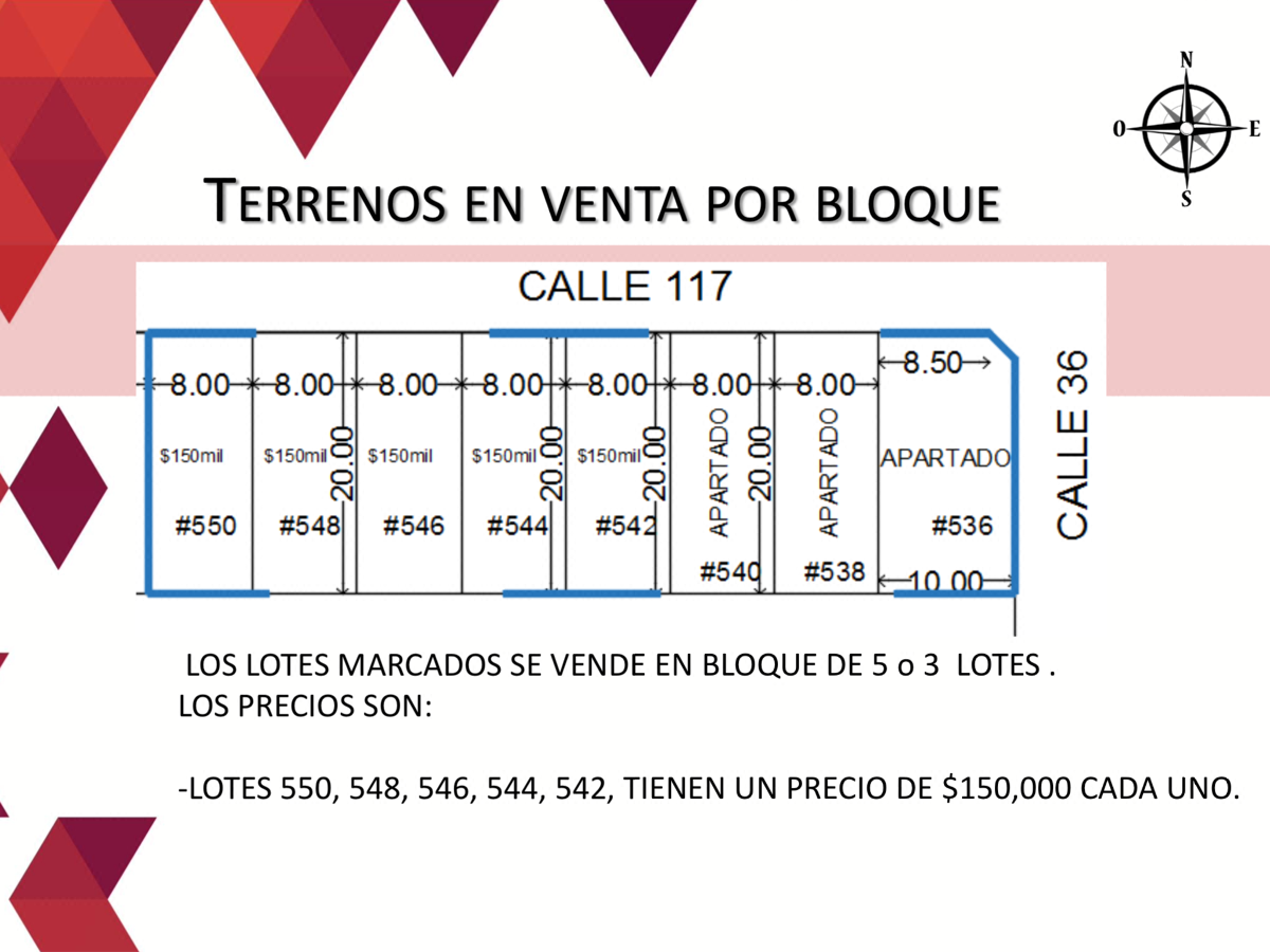 Lotes Residenciales Paseos de Opichen