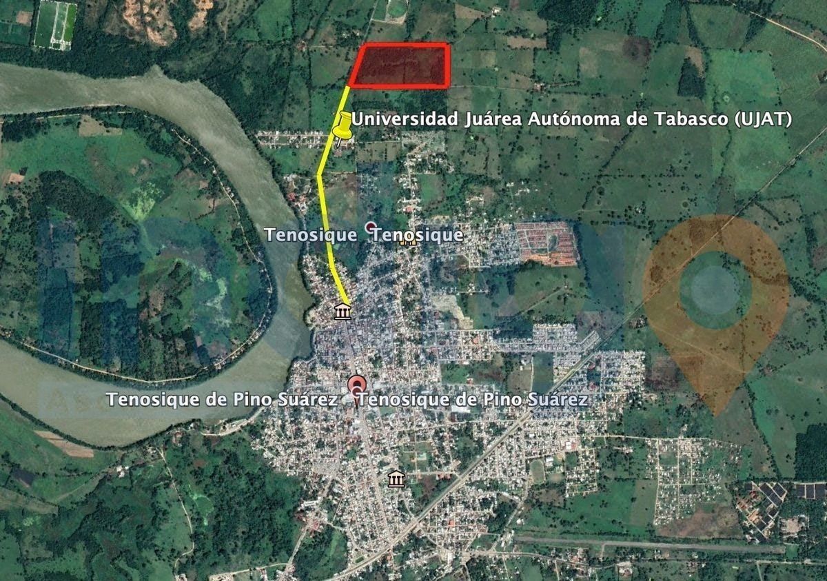 Terreno Sub-Urbano en Venta en Tenosique, Tabasco