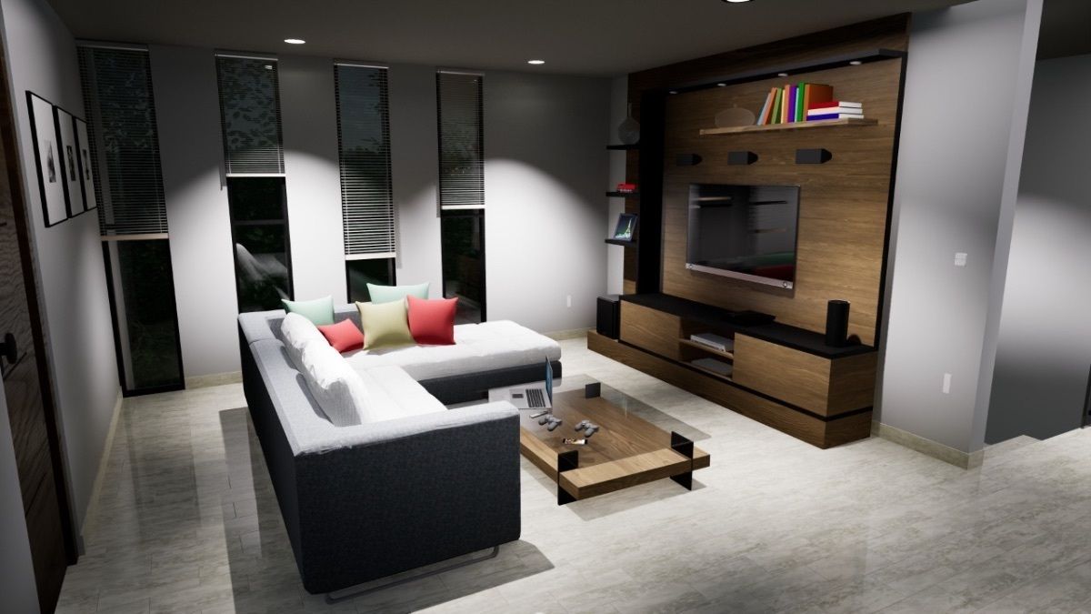 5 de 14: Sala de tv (Planta Alta)