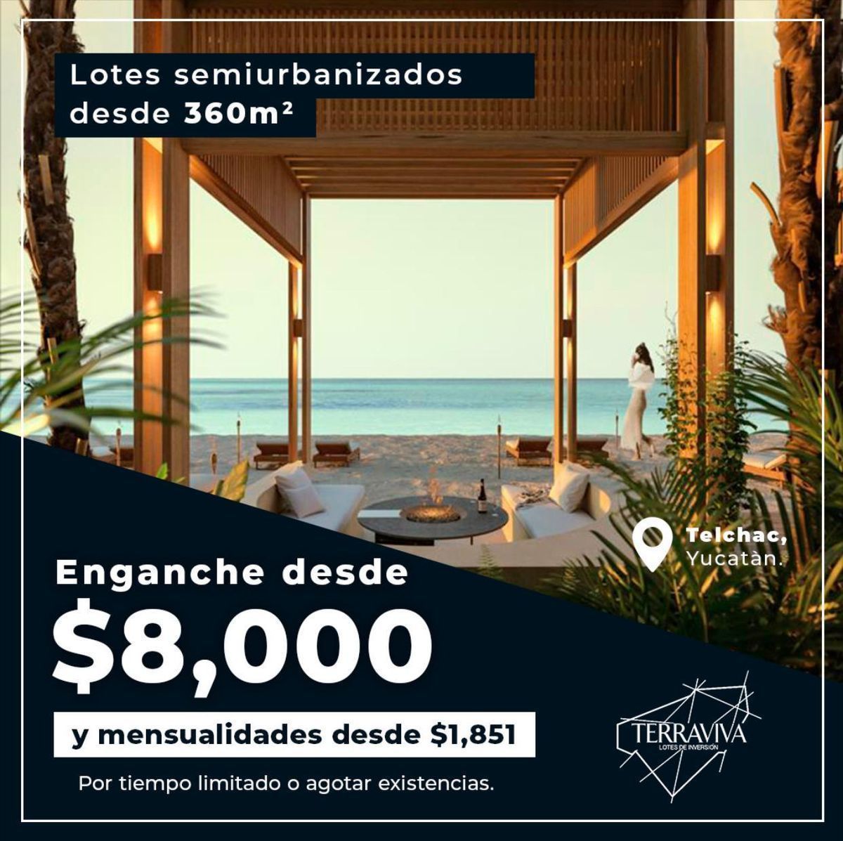 LOTES EN TELCHAC, CLUB DE PLAYA, INVERSION GARANTIZADA | EasyBroker