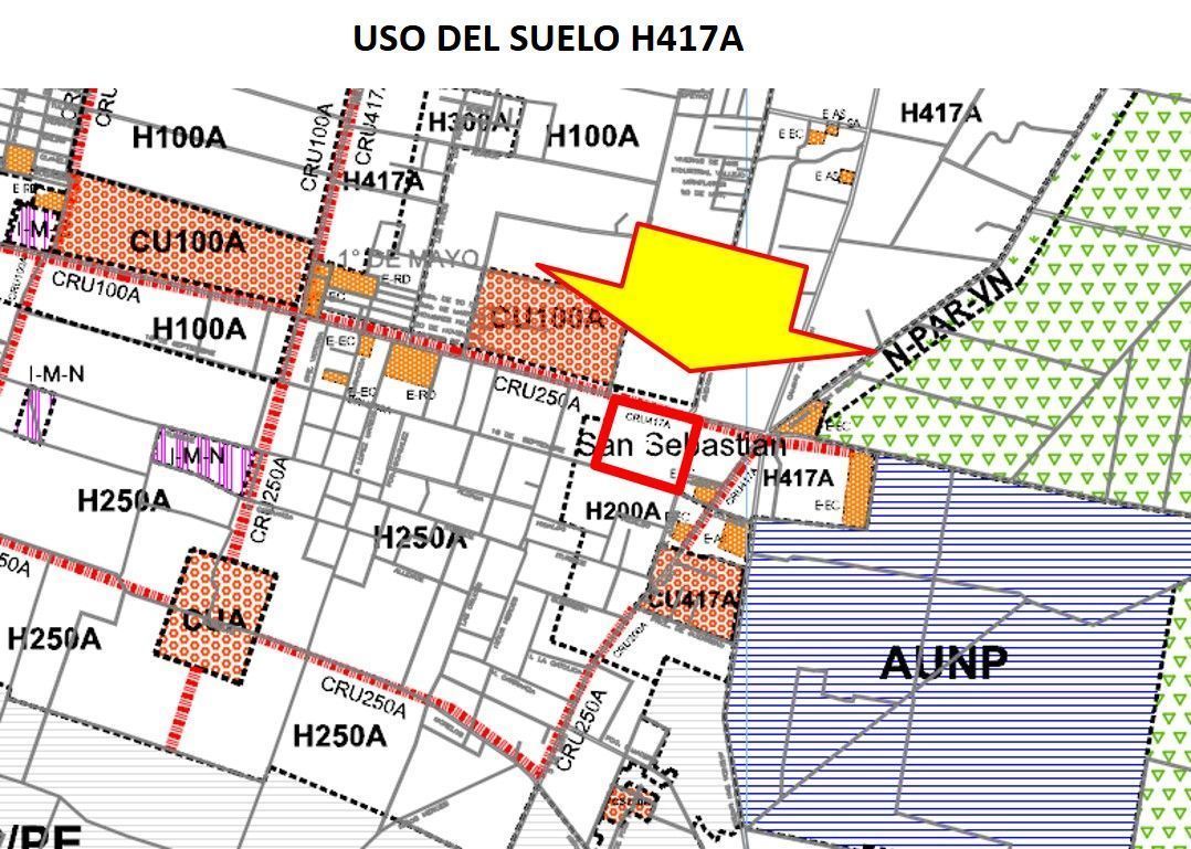 2 de 10: Uso del Suelo H417A
Corredor Urbano (CRU)
