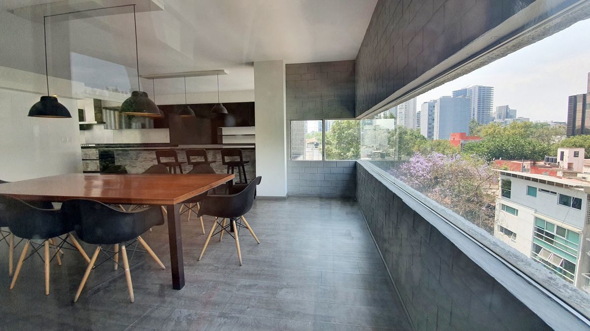 4 de 30: TERRAZA-BALCON-POLANCO-PARQUE-RENTA-LUJO-CARMEN-LABORIN