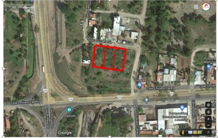 Terreno en venta en Venustiano,Carranza, Barra de navidad, Cihuatlán,  Jalisco - Casas y Terrenos