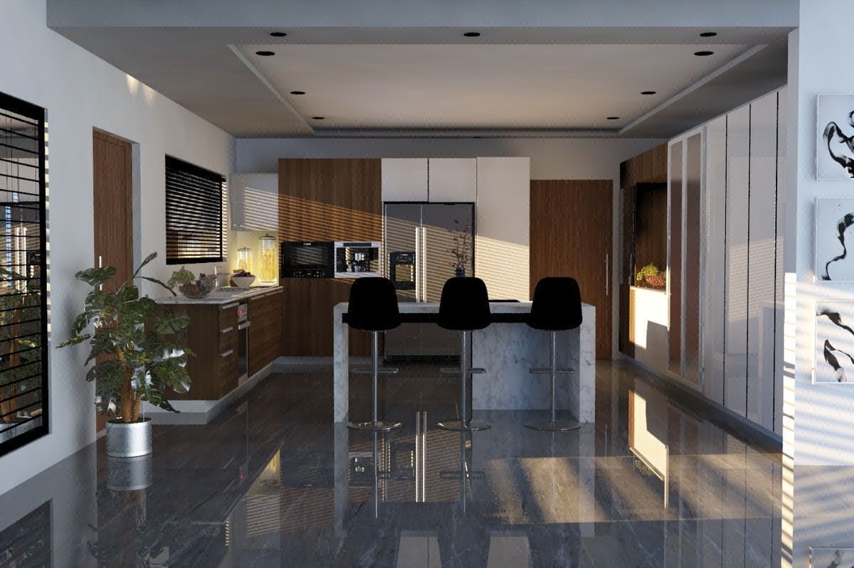 Render cocina integral, foto 12 de 38