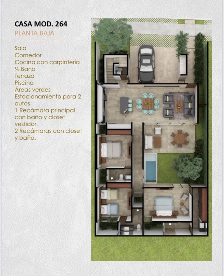 2 de 11: Plano modelo 264