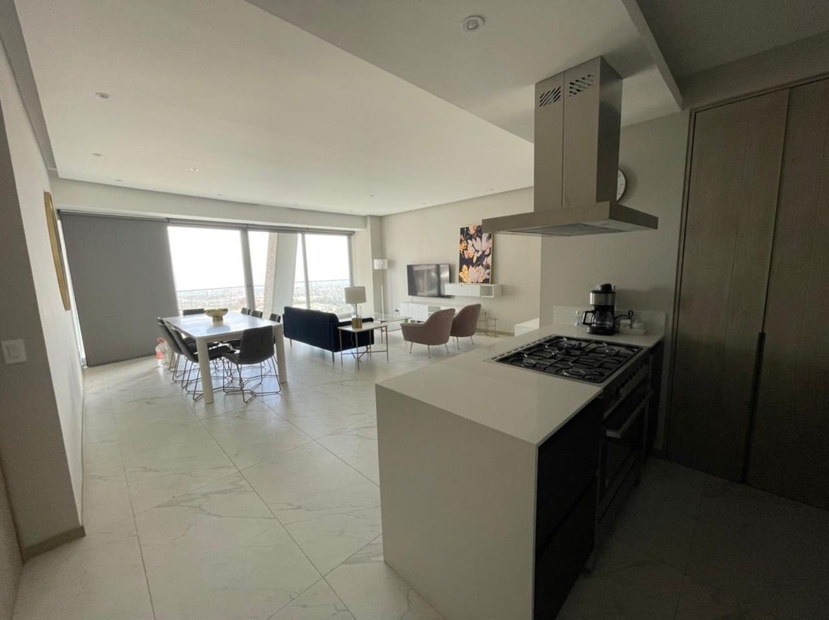 Kitchen, living