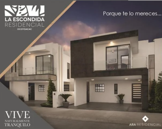 Venta DE Casa Nueva Modelo Townhouse “A” EN LA Escondida Ocoyoacac