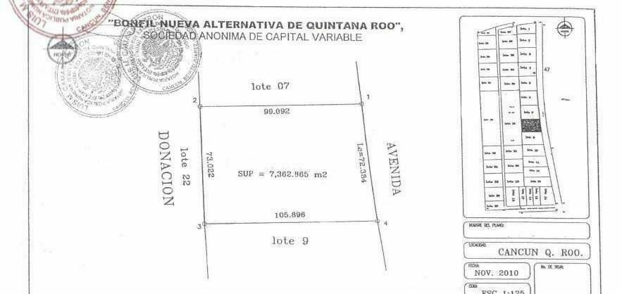 Venta de Terreno en Cancún,Q.Roo. - foto 4