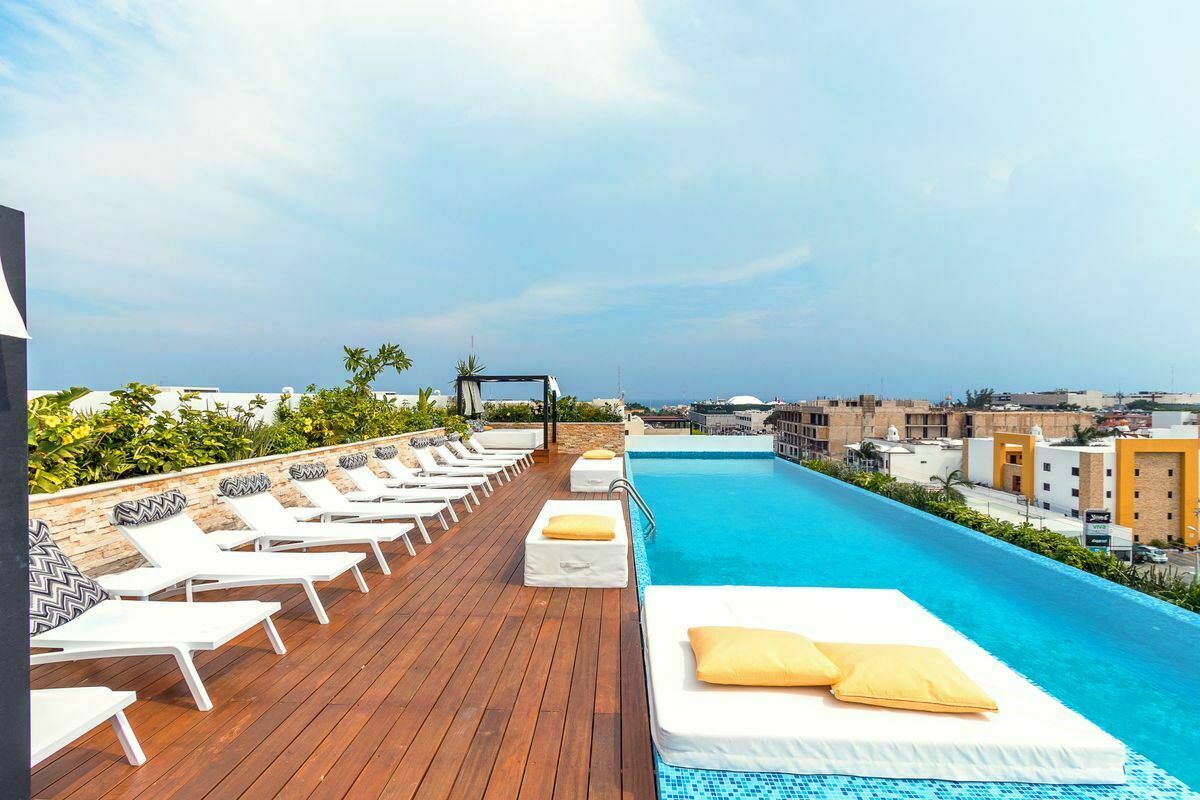 1 of 37: The Menesse the City community rooftop pool