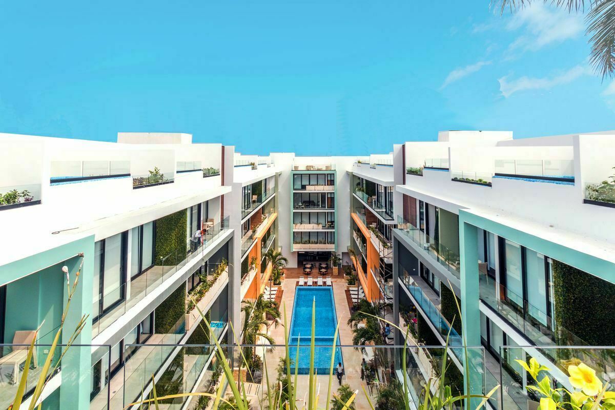 35 of 37: The Menesse the City condos in central Playa del Carmen