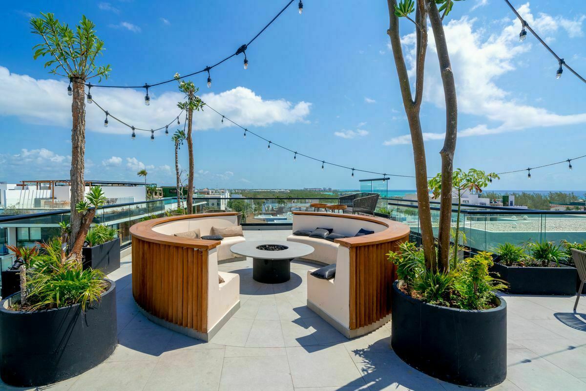 20 of 29: The IT Residences community rooftop fire pit