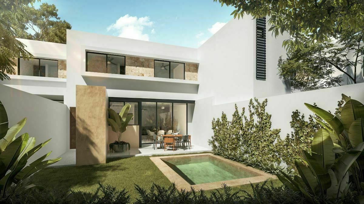 Casa Townhouse en Venta Cholul - Infonavit