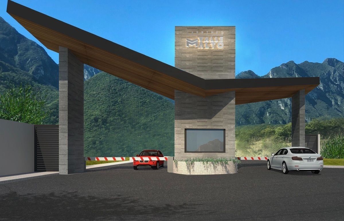6 of 6: Render Caseta de Acceso Jardines de Valle Alto.