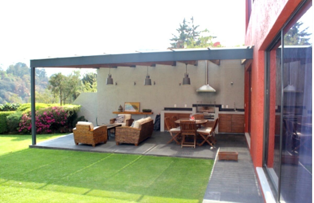 12 de 36: jardin con asador