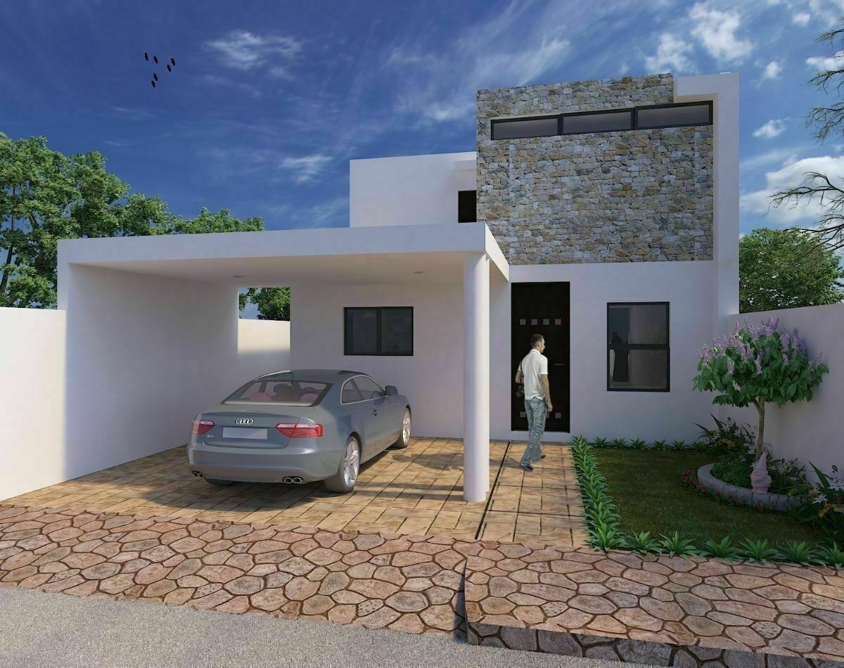 Casa en Venta con Habitación en Planta Baja en Privada Botánico. Conkal,  Merida.