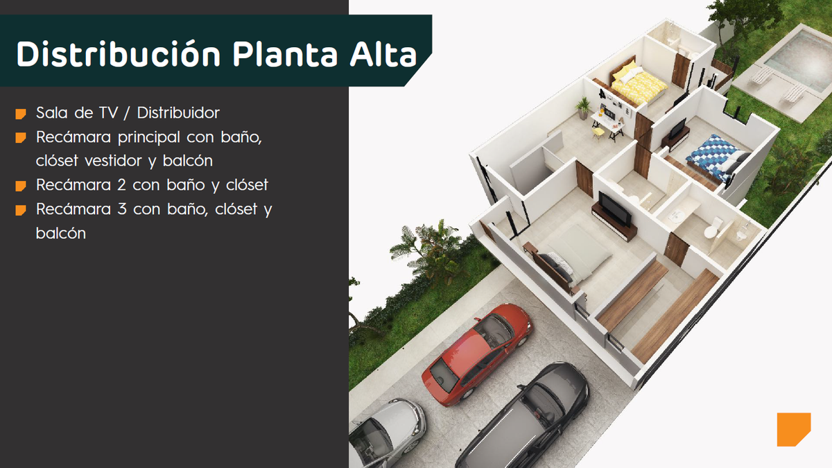 5 de 5: Distribución Planta Alta