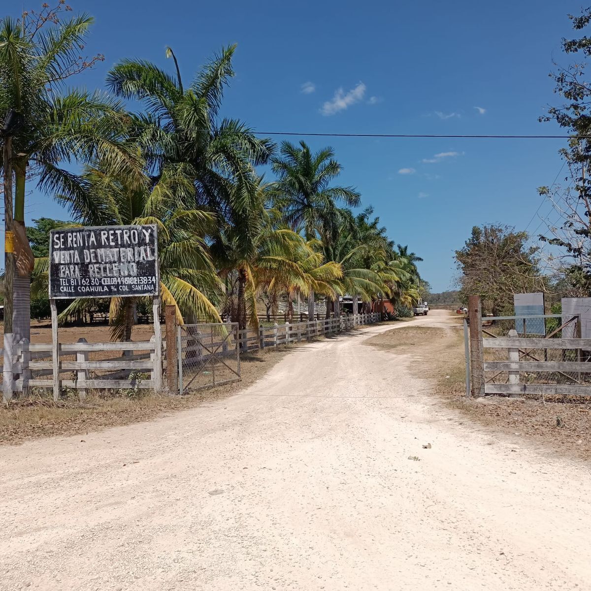 Terreno sobre carretera en Castamay Campeche.