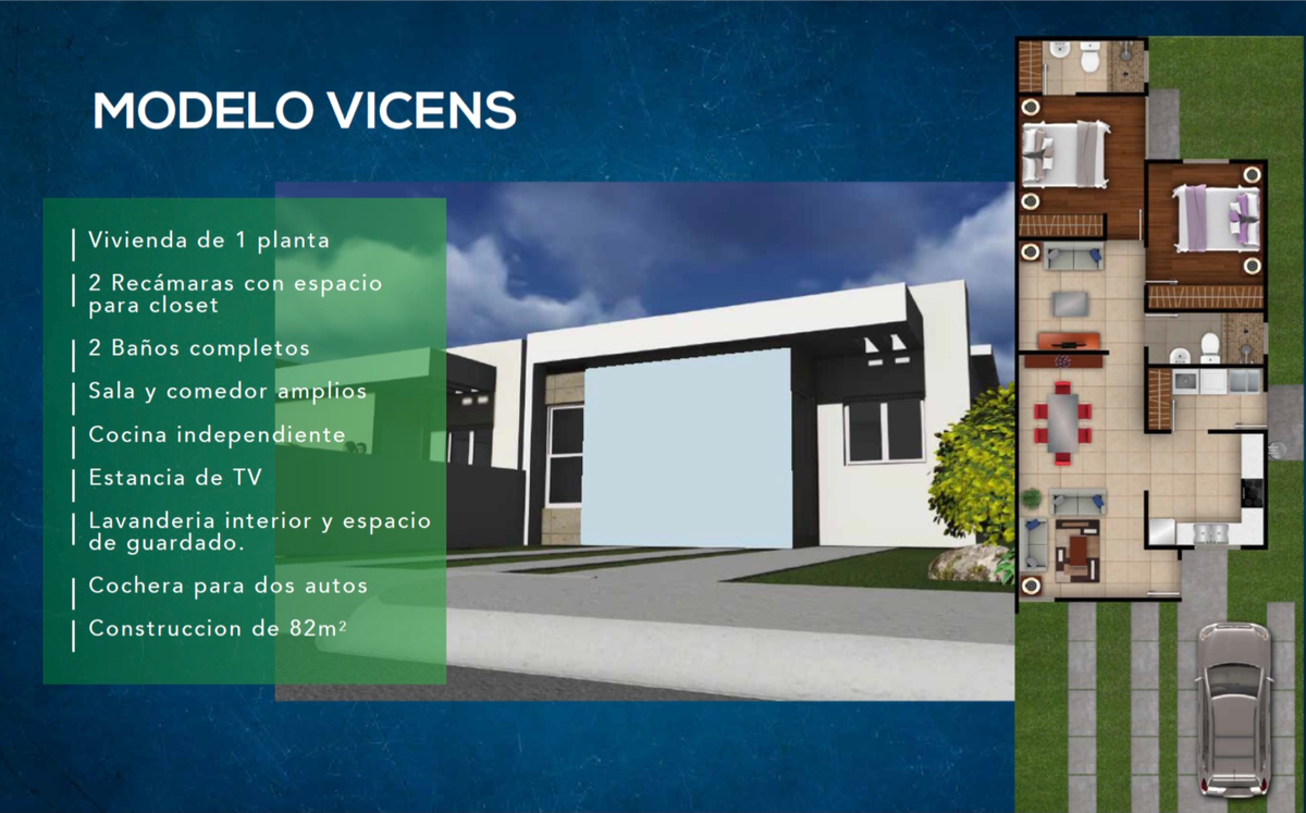 Casa nueva en VENTA en Quintas del Centro Residencial, Modelo Vicens |  EasyBroker