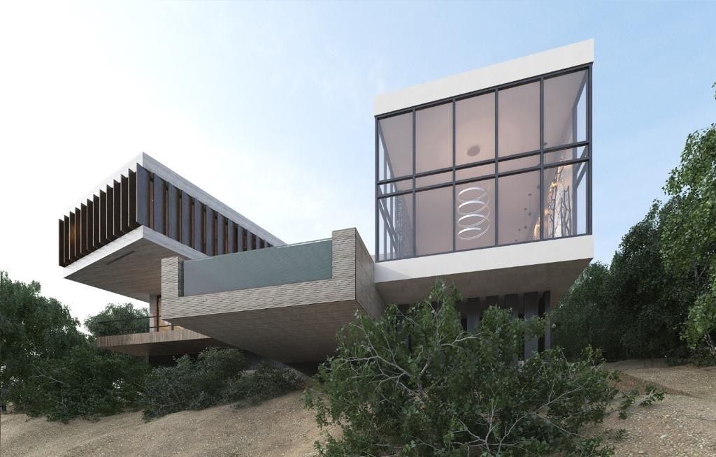 7 de 14: Proyecto arquitectónico realizado para este terreno