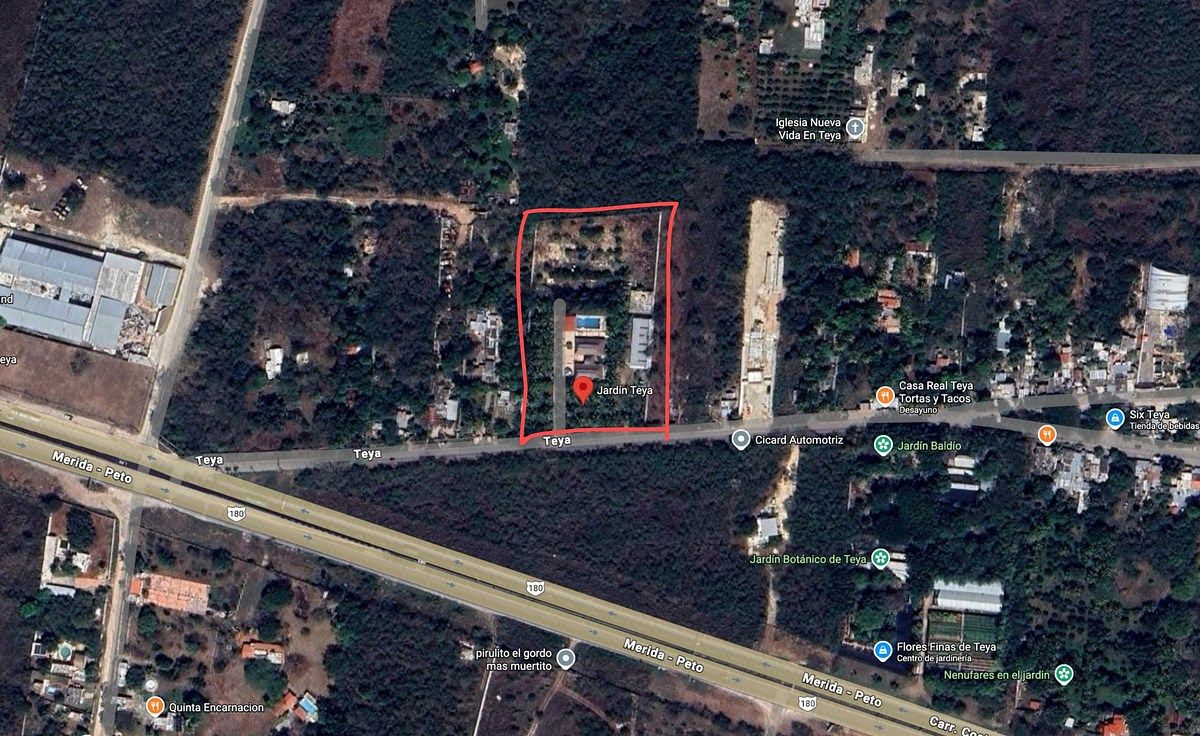 Terreno en Venta en Mérida Yucatán en Teya Kanasín a un Lado del Tren Maya
