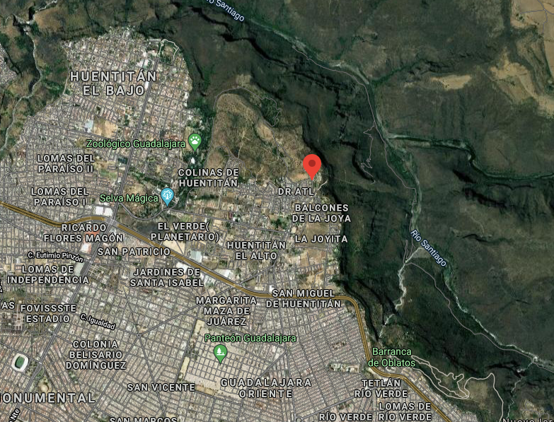 1 de 10: ubicación general en Guadalajara