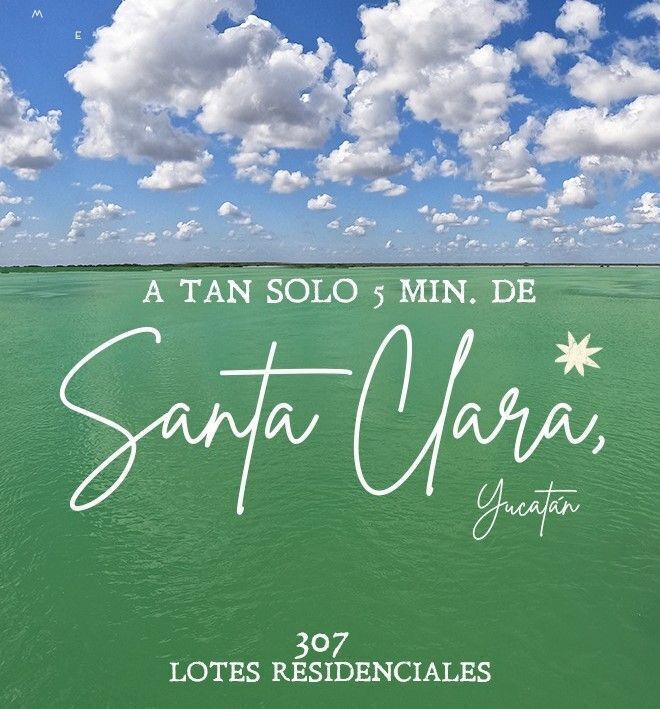 TERRENOS VENTA A 5 MIN PLAYA SANTA CLARA YUC CHICHEN REALTY