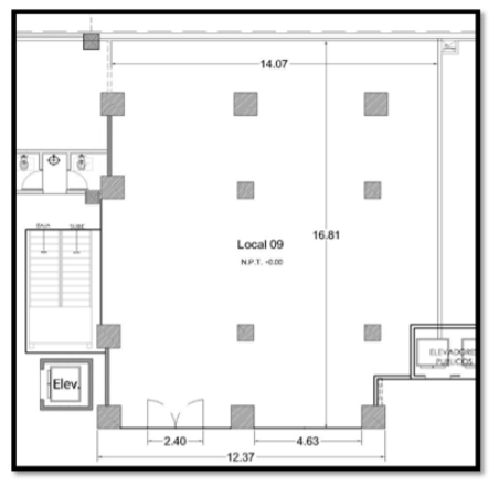 11 de 11: Plano local/oficina 9
