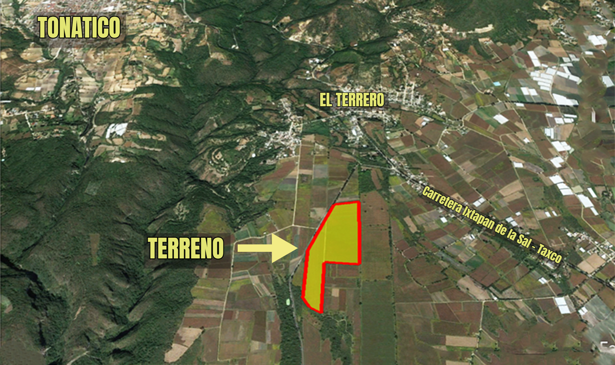 Vendo Terreno 13 Has cerca de Tonatico - foto 1