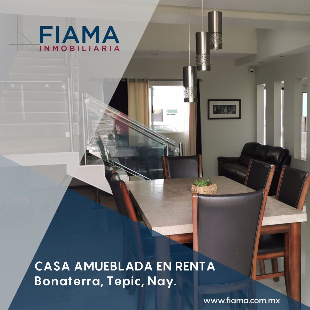 RENTO CASA AMUEBLADA O SIN AMUEBLAR EN FRACC. BONATERRA, TEPIC