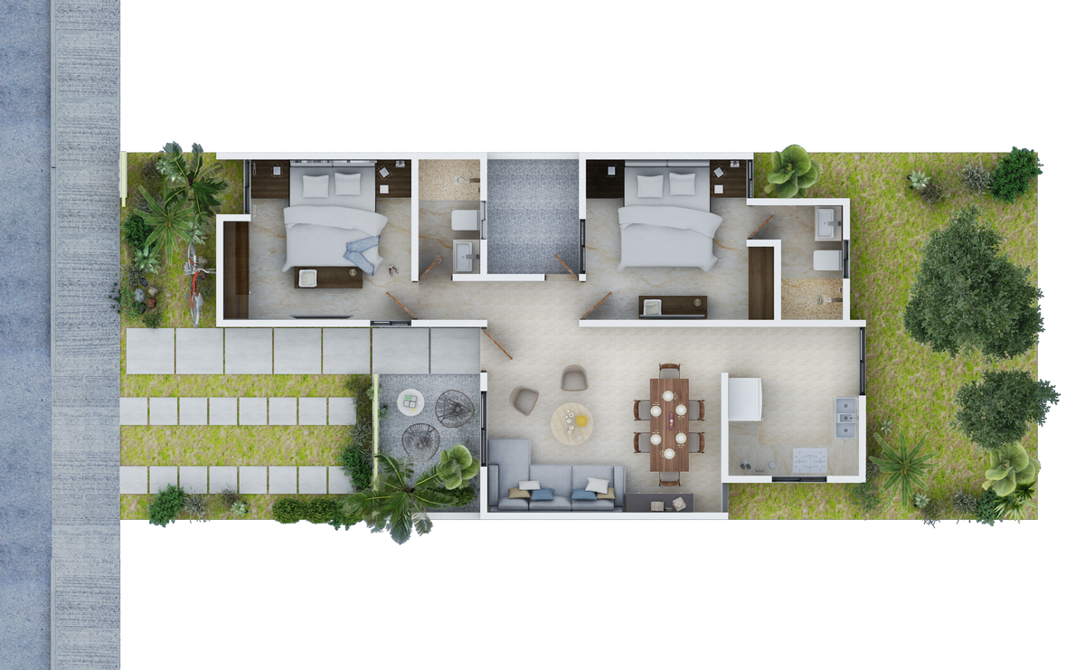 9 de 9: casa en venta en merida 2 recamaras
