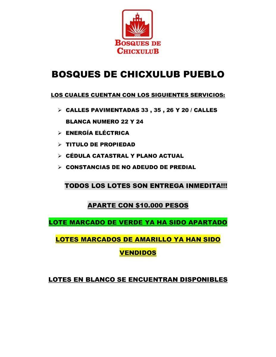 BOSQUES DE CHICXULUB EasyBroker