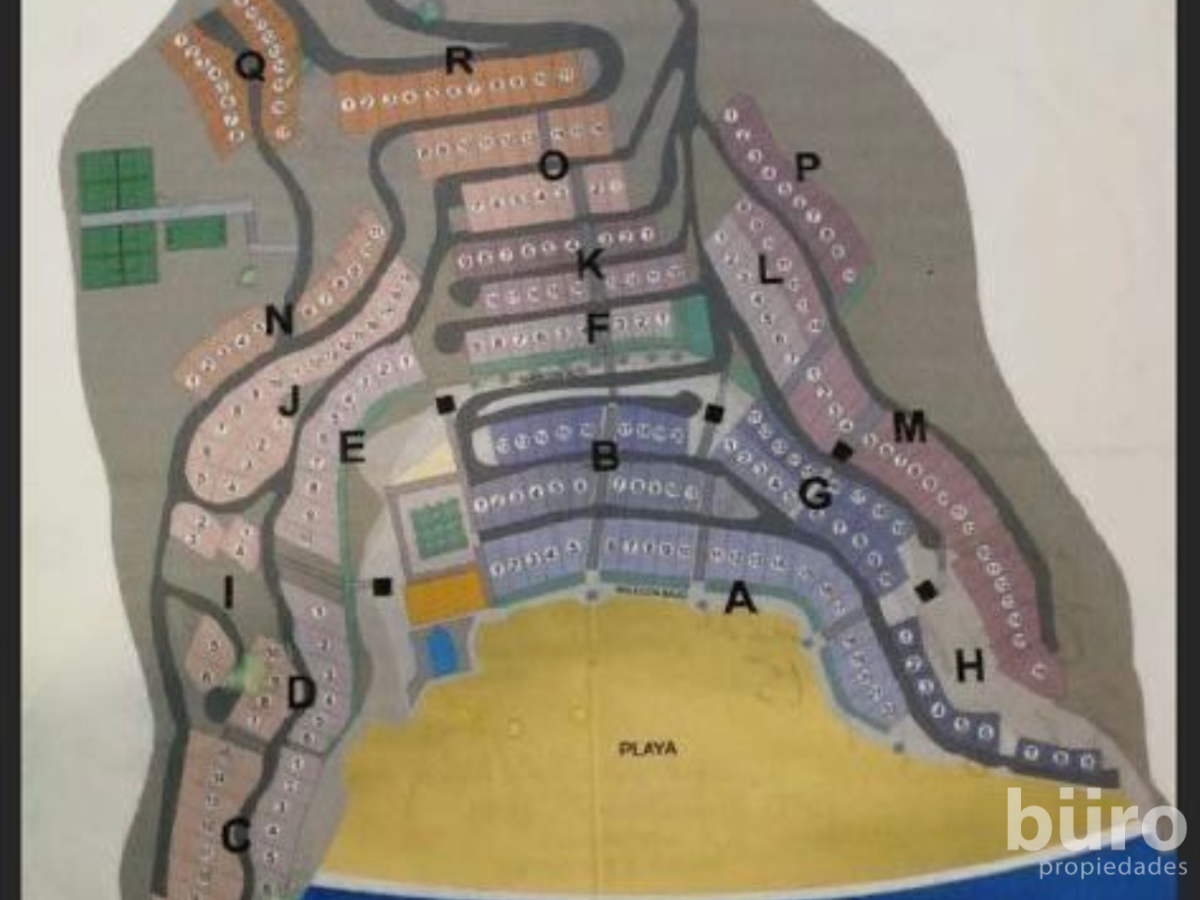 38 de 40: Plano Ubicación de la casa en Playa las Lomas