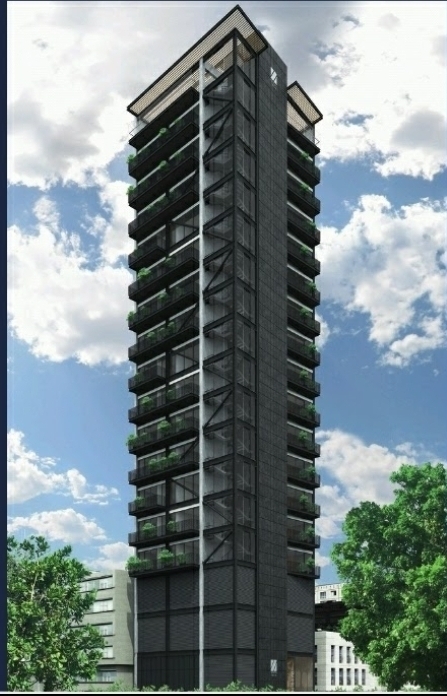 1 de 10: Elegante torre de 18 niveles, gimnasio, terraza grill, co wo