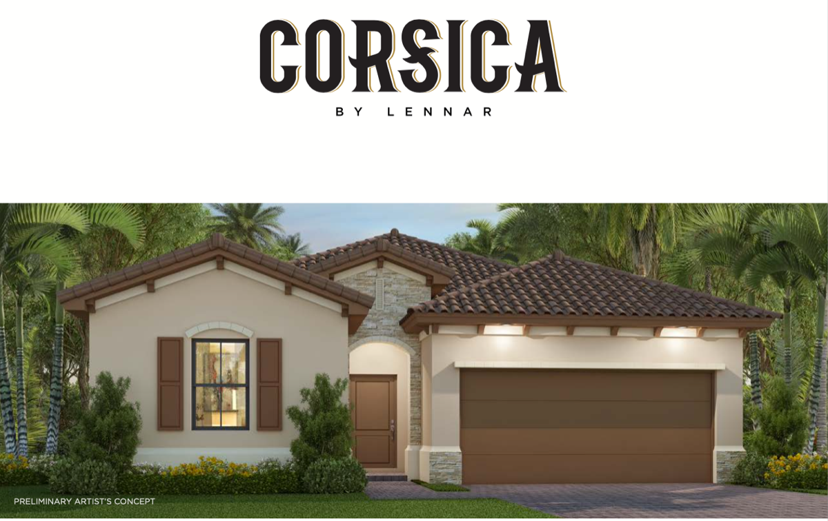 Comunidad Corsica by Lennar en Homestead en Miami Dade, Florida