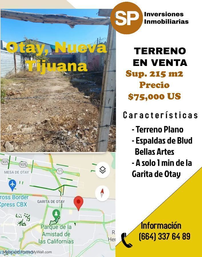 TERRENO DE OPORTUNIDAD EN OTAY