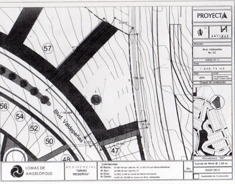 3 de 10: Plano lote 53